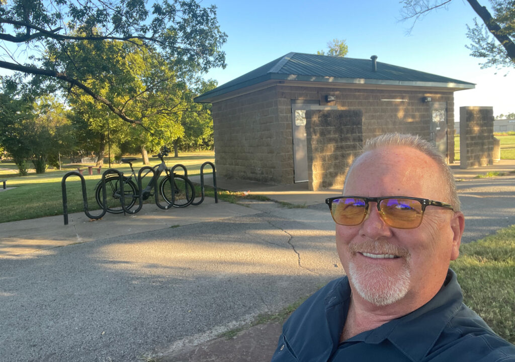 Mike McCann at a Tulsa park