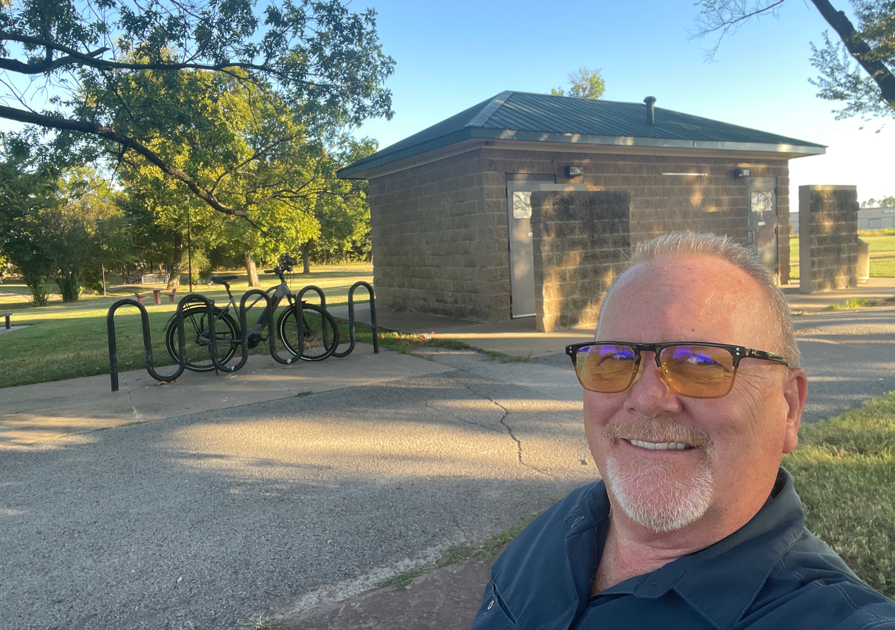 Mike McCann at a Tulsa park